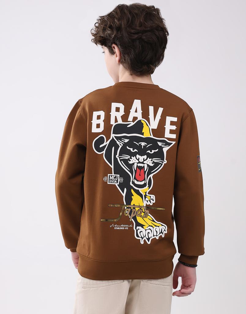 Monte Carlo Boys Round Neck Full Sleeve Sweatshirt