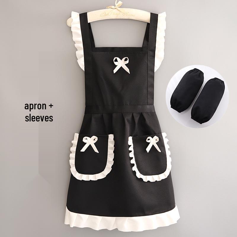 

Женский модный кухонный фартук - Маслостойкий, Пятноустойчивый, Свежий стиль для готовки и кейтеринга.