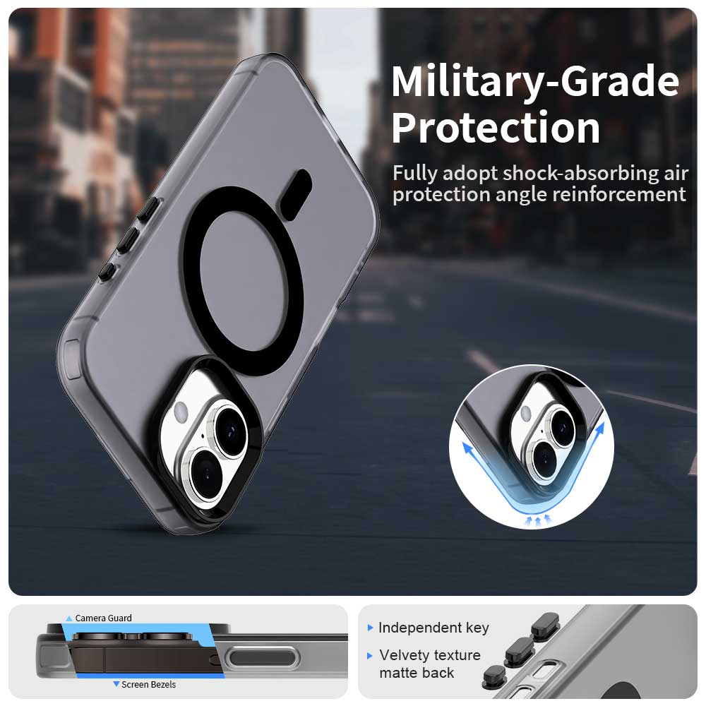 For Magsafe Magnetic Wireless Charging Case For iPhone 11 12 13 14 15 16 Pro Max 16 Plus 16E Matte Candy Color Shockproof Cover