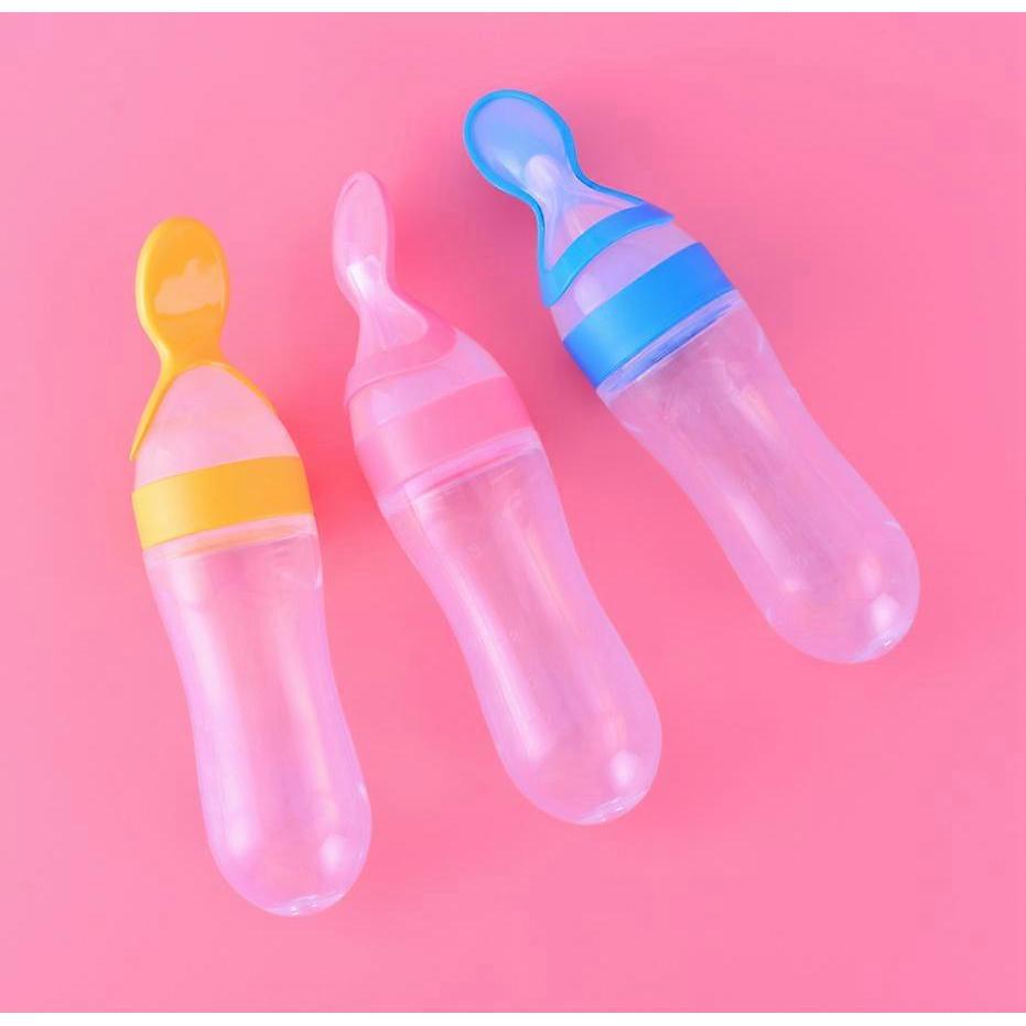 Baby Rice Paste Bottle Rice Paste Spoon Feeding Rice Paste Feeding Bottle Milk Dispenser Squeezing Spoon Rice Paste Feeding Bottle