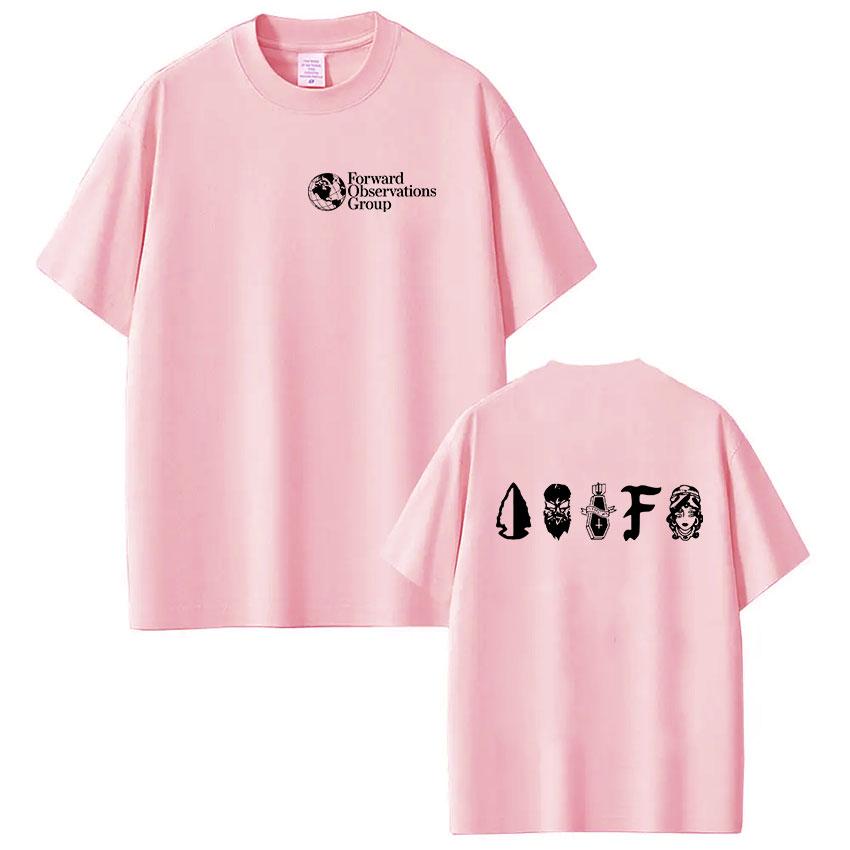 Forward Observations Group Skeleton Tshirts Unisex Women Clothing Fashion Punk Gothic T Shirts Oversized Casual Tees Streetwear