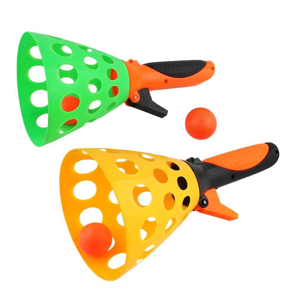 

5 шт. игрушка для метания мяча забавные игрушки набор для ловли мячей игра на открытом воздухе простая активная и пластиковая портативная для двух игроков