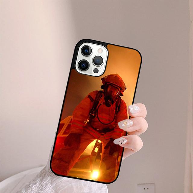 Firefighter Fire Fireman Phone Case For iPhone 17 Air 13 12 14 15 16 Cover For Apple Pro Max Plus Coque