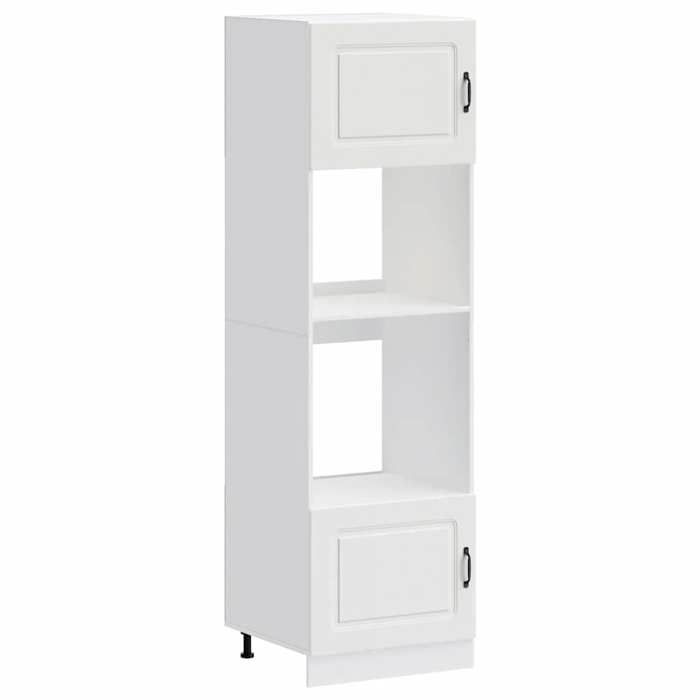 VidaXL Armoires de four 2 pcs Lucca blanc bois d'ingénierie, unité de four, armoire de four de cuisine, unité de base de 3315031