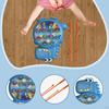 Magnetic Dinosaur Fishing Toy Interactive Activity Durability Early Learning Green