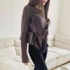 New ArrivalS Open Run Women S Round Neck Long Sleeve STrap Lace KniT T ShirT