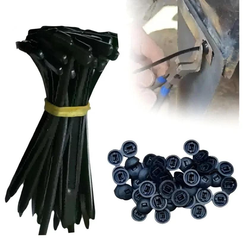 

Nylon universal cable tie buckle, automotive plastic fastener buckle, heavy-duty zipper clip,plastic cable tie tool