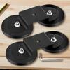 Magnetic Light Mount 2 Pieces Car Magnetic Light Mounts Aluminum Alloy Brackets Strong Sucker No Drilling For Outdoor Roof Off