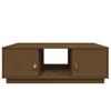  Coffee Table, Honey Brown, 100x50x35 Cm, Solid Pine Wood