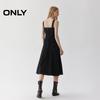 ONLY Women's 2025 Fall Adjustable Strap Denim Midi Dress