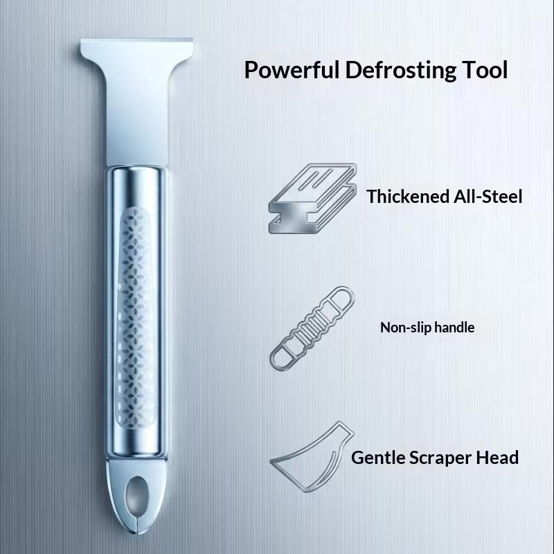 Stainless Steel Freezer Deicers Refrigerator Deicers Ice Scraper Defrost Cleaning Shovel Household Cleaning Gadget Removal Scoop