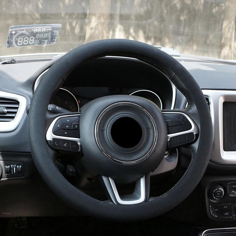 My Good-funda Para Volante De Coche, Cubierta Para Jeep Compass, Renegade, Wrangler Grand Cherokee, Renault Koleos, Kadjar, Samsung, QM5, QM6