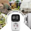 Temperature Controller Socket 230 V Digital with Sensor for Heating Cooling Devices and Temperature Regulation