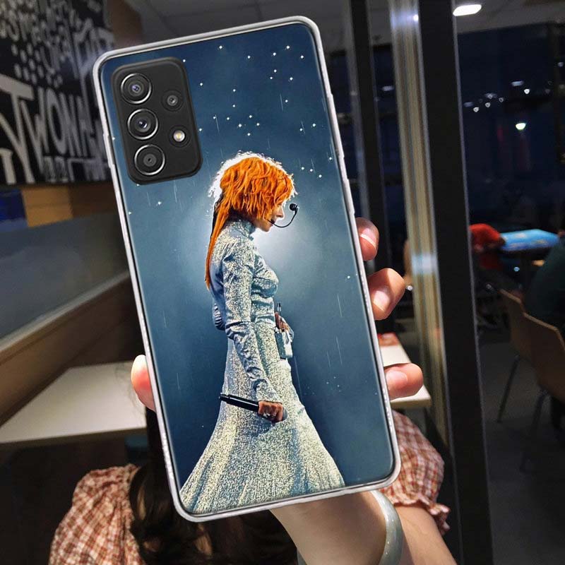 Mylene Farmer Phone Case for Samsung A54 A57 A37 A17 A14 A15 A12 A24 A34 A55 A35 A25 A52S A07 A05S A04S A22 A32 A72 Galaxy Note