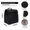Large Capacity Insulated Lunch Bag Reusable Waterproof Storage Tote Bag Food Drink Storage with Adjustable Shoulder Strap
