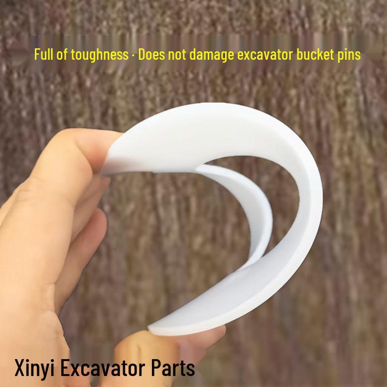 Sany 75 Excavator Nylon Washer - Thick, Wear-Resistant Hardened Plastic for Round Bucket Pin 60/135.