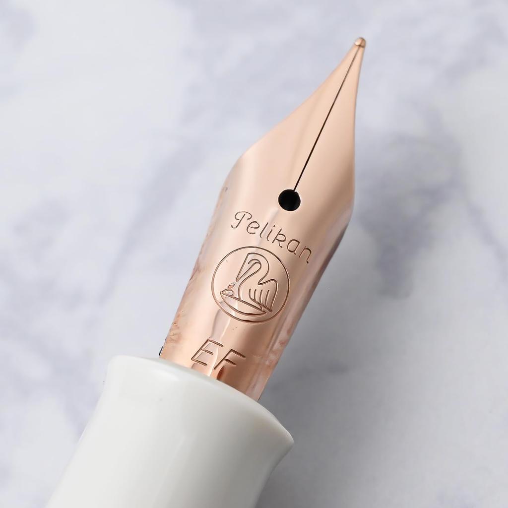 Pelikan Classic M 200 Coppa Rose Gold Fountain Special Extra Fine EF M 200 RG EF Pen, Edition, Nib,