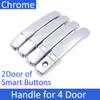 for Nissan Pathfinder R51 2004 2005 2006 2007 2008 2009 2010 2011 2012 Chrome Door Handle Cover Car Styling Accessories Stickers