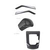 For Toyota Raize A200 -  ABS Carbon Fiber Center Control Gear Shift Konb Cover Trim Strip Decoration Accessories