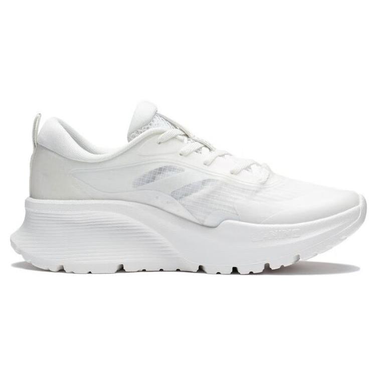 Li Ning EazGo Easy Soft Abrasion Resistant Breathable Low top Running Shoes Women's White ARST038-3