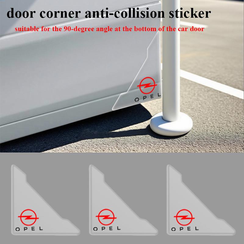 Car door corner protection cover Silicone anti-collision coverFor Opel Astra j g Insignia Corsa d Vectra c Zafira a Auto Gadgets