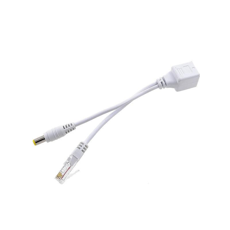 1 Pair Passive PoE Injector and PoE Splitter Kit POE Cable POE Splitter RJ45 Injector Power Supply Module 12-48v for IP Camea