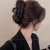 Vintage Heart Shape Plastic Hair Claw For Women Back Hair Holder Elegant Hair Clips Hairpin Fashion Hair Accessories