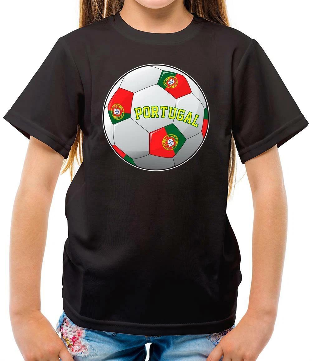 Country Football Portugal - Kids T-Shirt - Portuguese - Team - Fan - Soccer -... 120