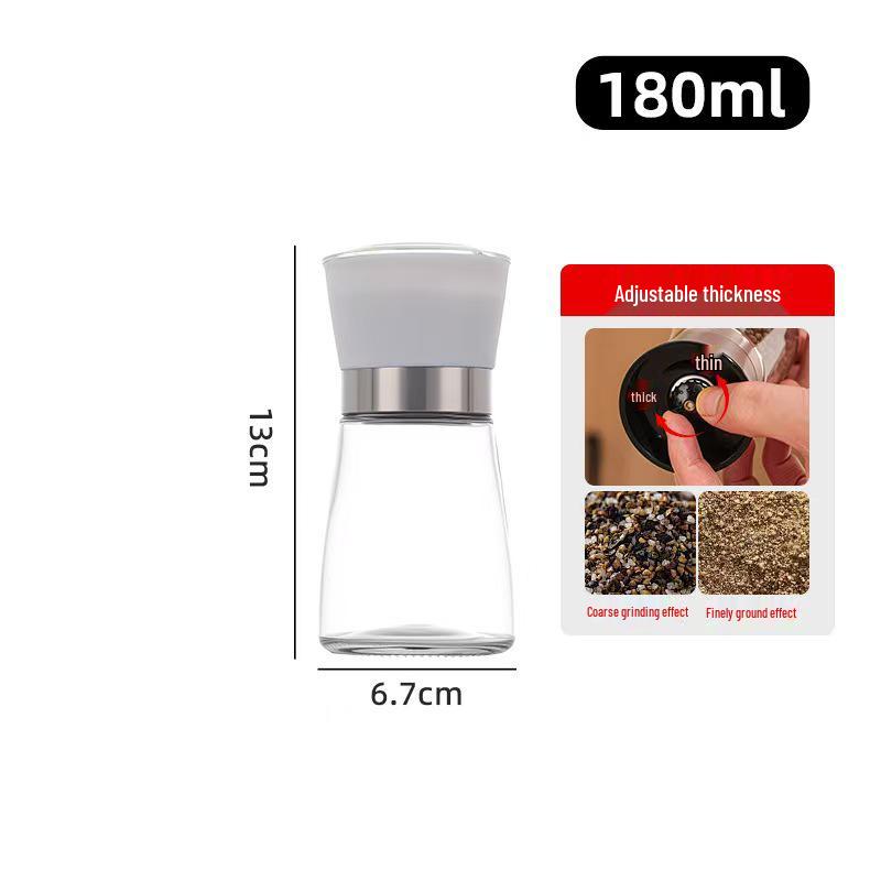 Manual Stainless Steel Salt and Pepper Grinder Set