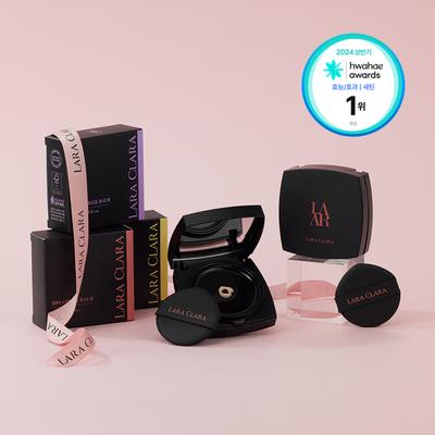 NEW Lala Clara Bio Cover Balm BB Cushion ~ Naturally Covers Various Skin Problems, 1 Piece, 15g, Natural Beige