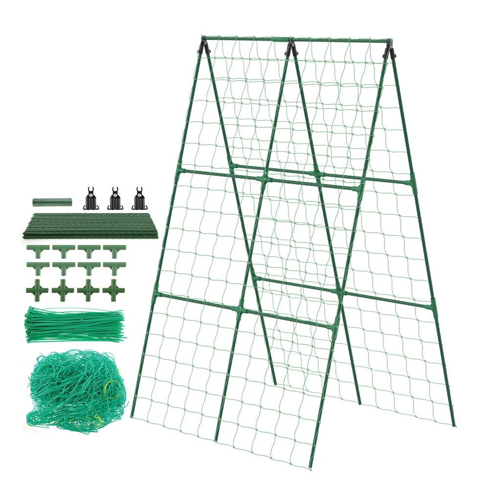 Огуречная шпалера А-образная садовая овощная шпалера съемная поддерживающая шпалера каркас для лазающих растений томат