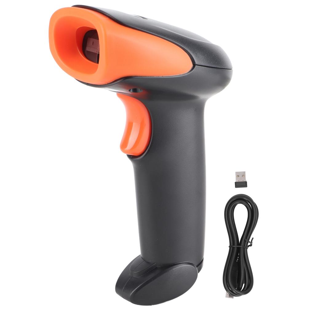 Drahtloser Barcode-Scanner BT Schnelle Reaktion Komfortabler Rebound-Knopf Handheld-QR-Reader für