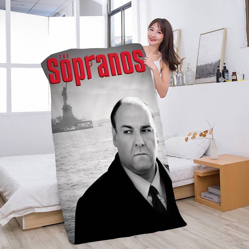 The Sopranos Family Movie Microfiber Blanket Quick Drying Beach Towels Oversized Printing Super Absorbent Pool Towel Blanket