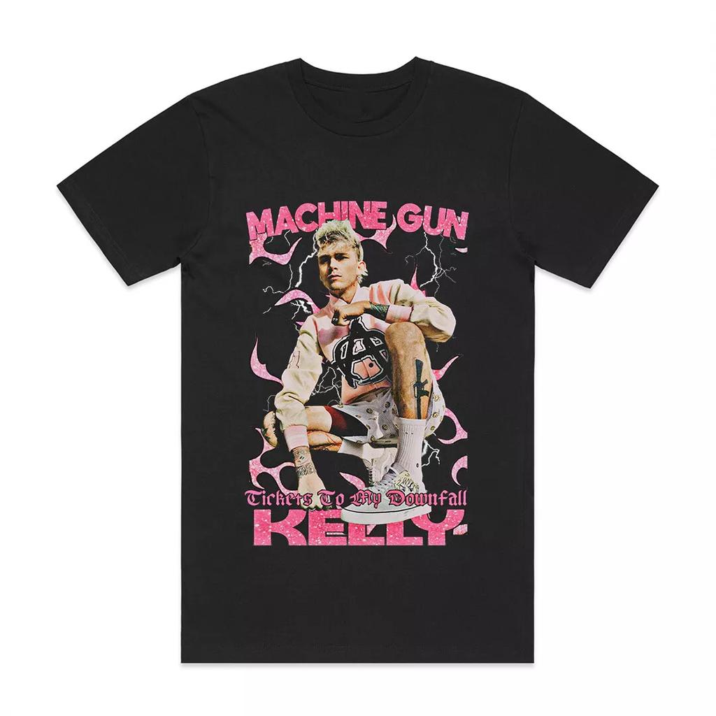 CUSTOM T SHIRT MGK MACHINE GUN KELLY MUSIC HIP HOP R&B VINTAGE TEE ARTIST POP T-shirt Short Sleeve Unisex Men Women Summer