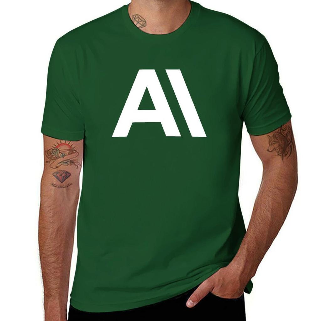 Anthropic AI Icons R1002 T-Shirt Anime Clothes Funnys Blanks Boys Whites Men Graphic T Shirts
