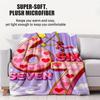 67 Six Seven Element pattern Flannel printed blanket suitable for all seasons suitable for living room office sofa and travel
