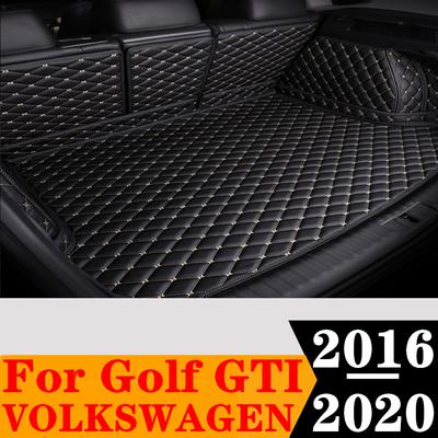 Tapete Impermeável Altamente Cobertor para Porta-Malas de Carro Almofada para Porta Traseira Capa de Carpete Protetor de Carga Para Volkswagen VW Golf GTI 2016