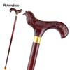 Red Bird Phoenix Wooden Single Joint Fashion Walking Stick Decorative Cospaly Cane Halloween Mace Crutch  Wand Crosier 97cm
