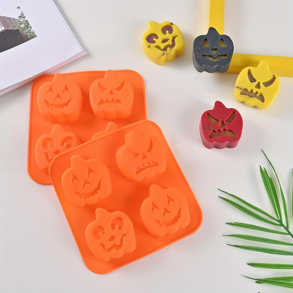 Halloween Chocolate Silicone Molds, Perfect For Halloween Baking DIY Decorations For Chocolate Covered, Candy Soap Hot