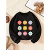 Kids Sweatshirt Creative Letter Pattern Fashionable Casual Crew Neck Sweatshirt Is Suitable for Daily Party Holiday Gifts