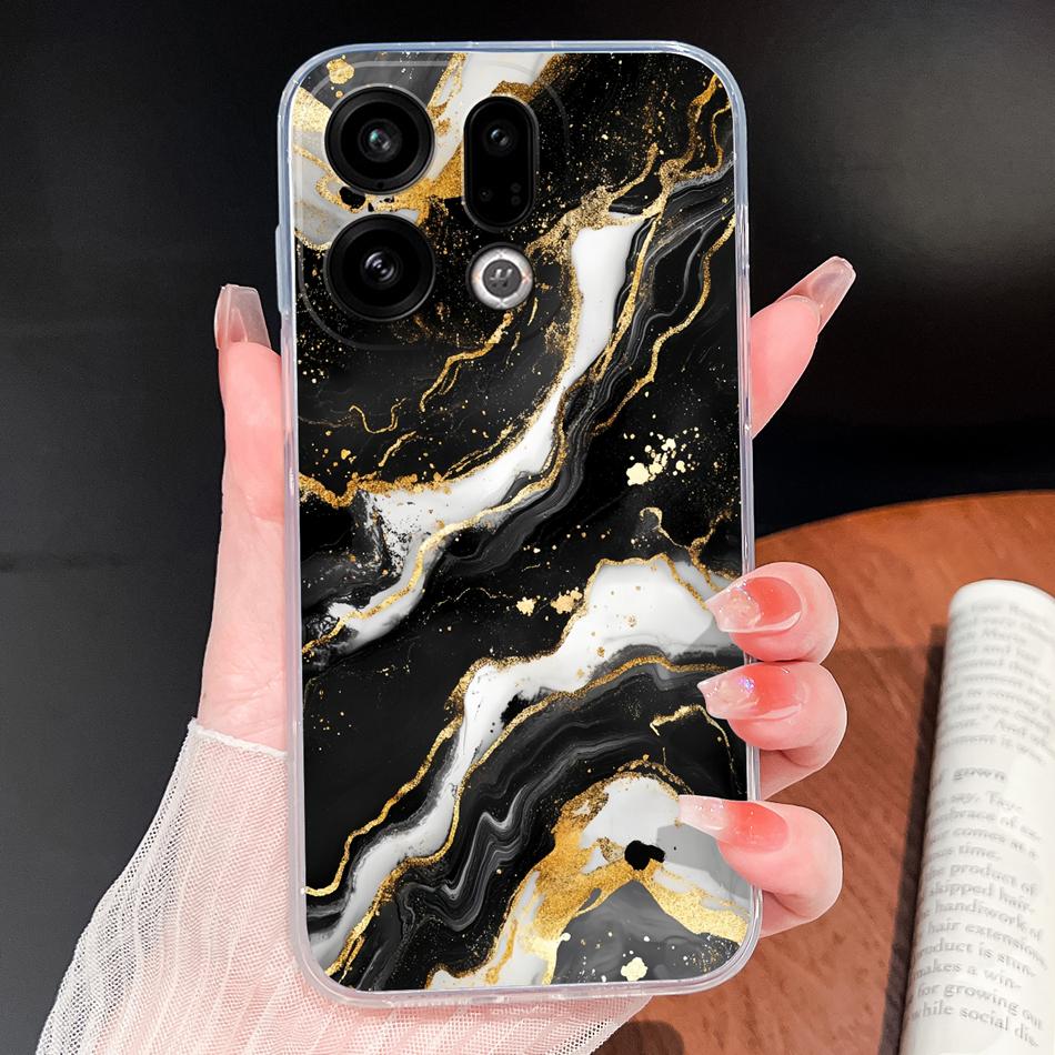 For Oppo Find X9 X8 X7 Pro Phone Cover Lovely Animal Cartoon Soft TPU Clear Silicone Case For Oppo Find X7 Ultra X 9 X 8 Bumper