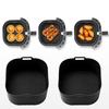 17cm Silicone Air Fryer Mould for Philips HD9252 HD9200 HD9255 Air Fryer Accessories 4-5L Airfryer Compatibility