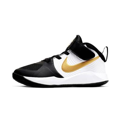 Team Hustle D 9 Black Metallic Gold PS Sneakers AQ4225-004