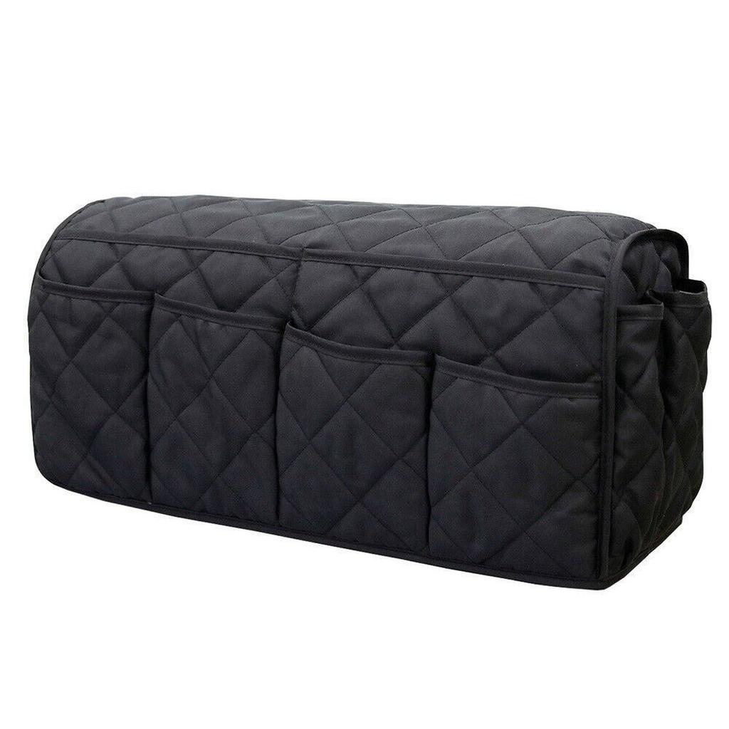 Home Quilted Sofa Armrest Organizer Living Room Multi Pocket Side Storage Bag Remote Control Durable Chair Hanging Caddy