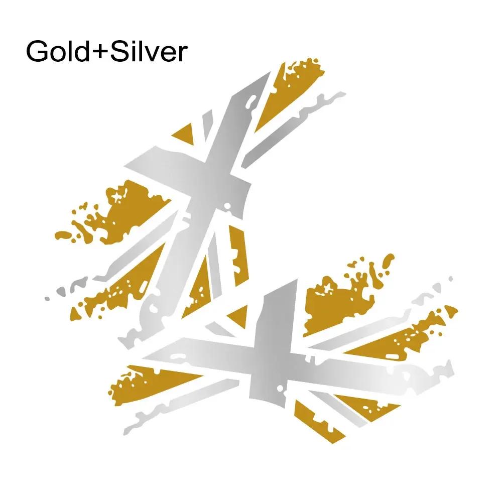 Car Body Side Sticker Splash Union Jack Flag Decor Decal Universal For MINI Cooper S One Countryman F54 F55 F56 R55 R56 R60