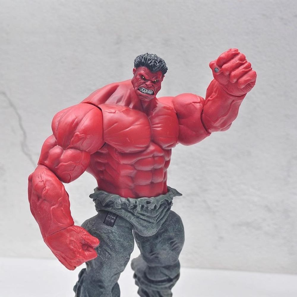 Avengers Retro Series Red Hulk Limbs Joint Movable Action Figure Statue Collectible Model Toys Surprise Souvenir Gift