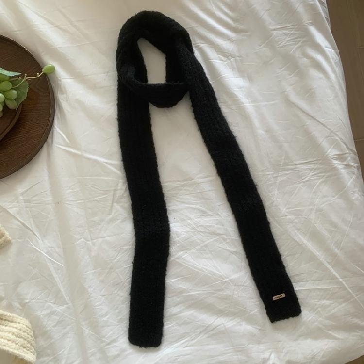 Women Y2k Girls Narrow Type Scarf Winter Scarf Lady Shopping Taking Photo Scarf