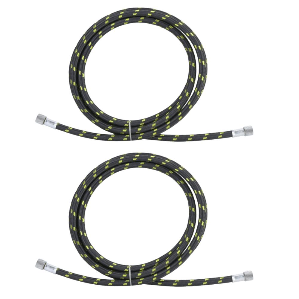 2pcs 1/8 Inch Fitting Braided Airbrush Hose Airbrush Compressor Hose For Airbrush Painting