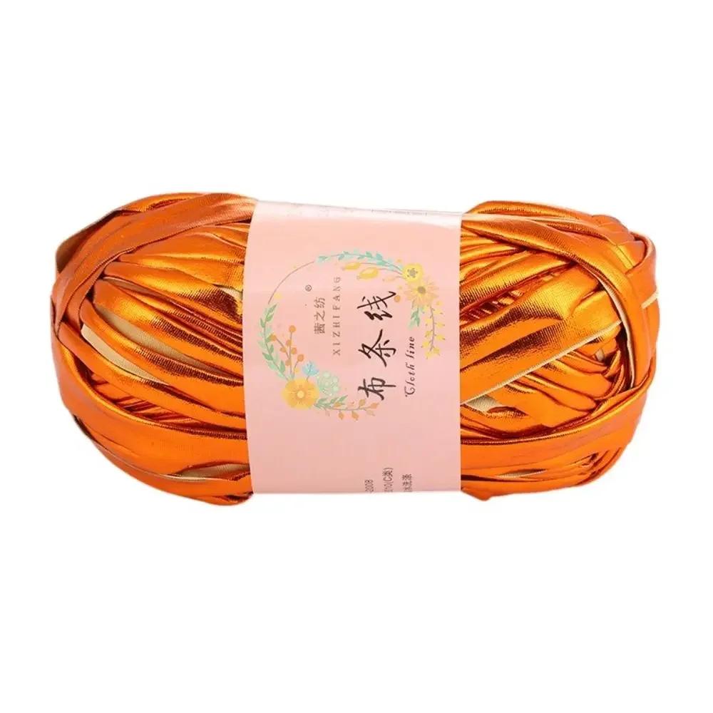 100g Ecopelle Filato da Crochet Lucido Filato per Maglia Fai-da-te Pallina di Filato per Borsa Coperta Cuscino Maglia Maglia all'Uncinetto Filato