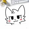 Boykisser Gatto Buffo Tappetino Mouse Mousepad Divertente Mouse Pad Bordo Bloccato Piccolo Per Giocatori Tappetino Scrivania Computer Rettangolare Gomma Antiscivolo